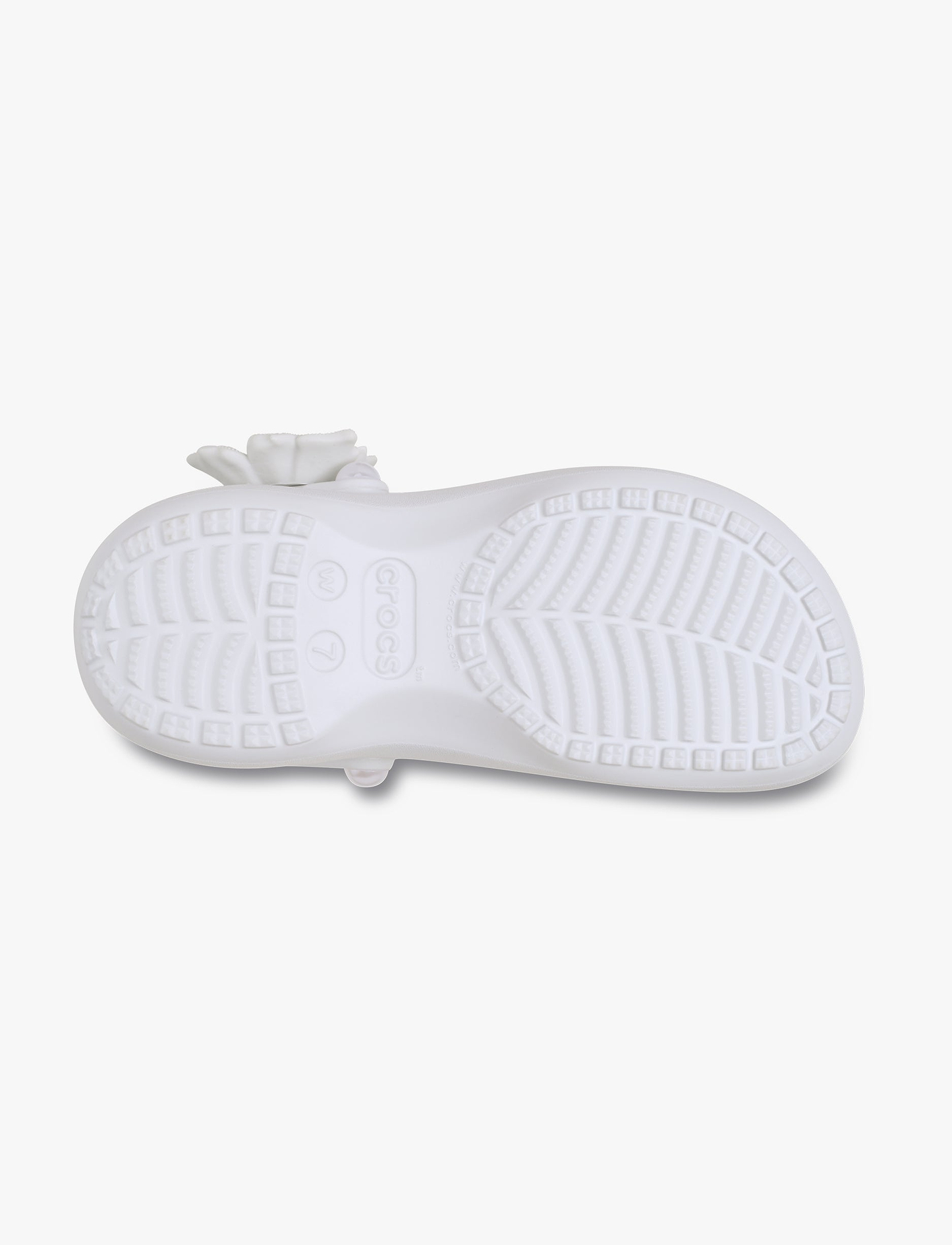Crocs Classic Platform Bouquet Clog - כפכפי קלוג פלטפורמה קרוקס לנשים בצבע מון לייט