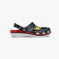 Crocs Pokemon Print Classic Clog K - כפכפי קלוג קרוקס פוקימוןן פרינט לילדים שחור/לבן