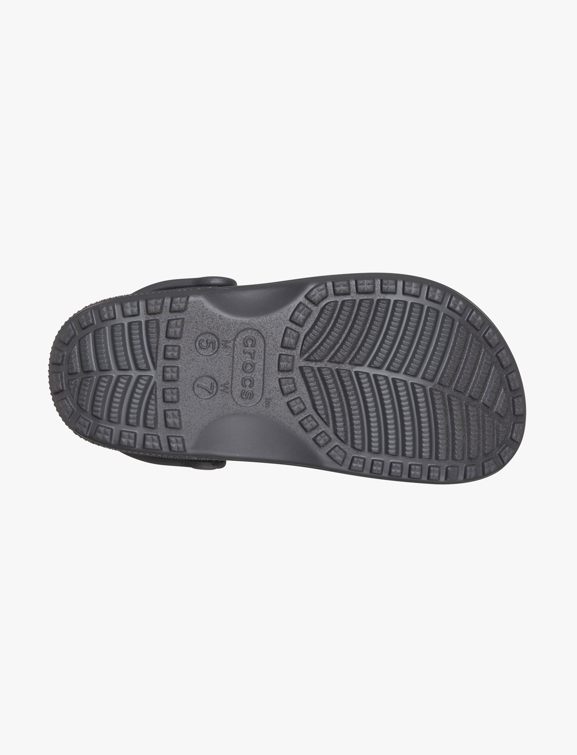 Crocs Classic Crafted Clog - כפכפי קלוג קרוקס בצבע שחור חול