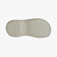 Crocs Classic Stacked Clog - כפכפי פלטפורמה קרוקס לנשים בצבע לבן גיר/קרם