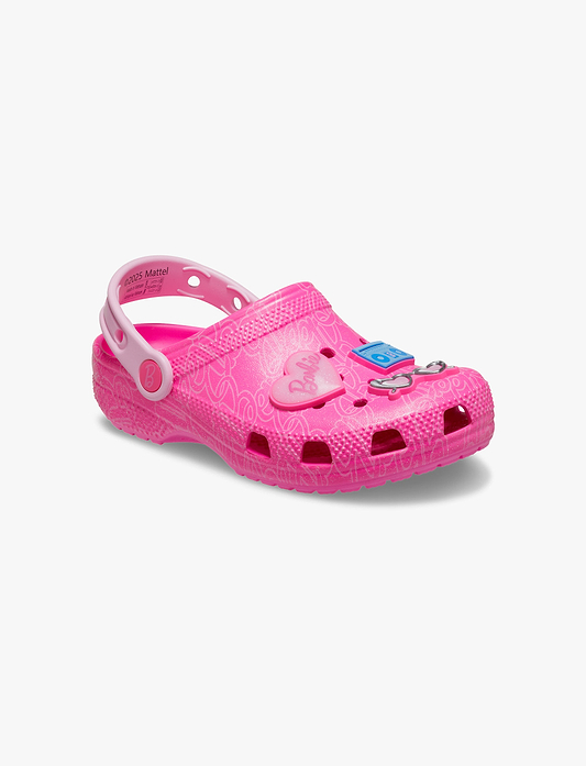 Crocs Barbie Classic Clog K -  כפכפי קרוקס קלוג ברבי לבנות בצבע ורוד