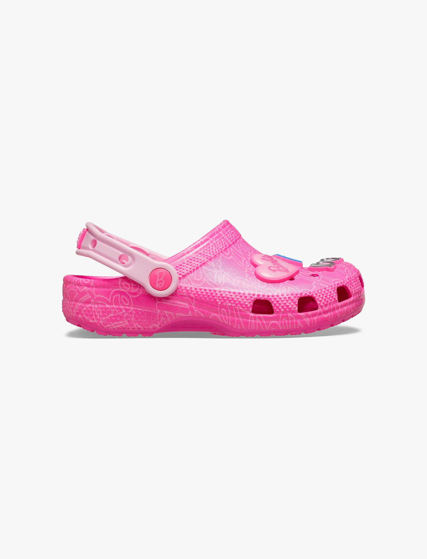 Crocs Barbie Classic Clog K - כפכפי קרוקס קלוג ברבי לבנות בצבע ורוד
