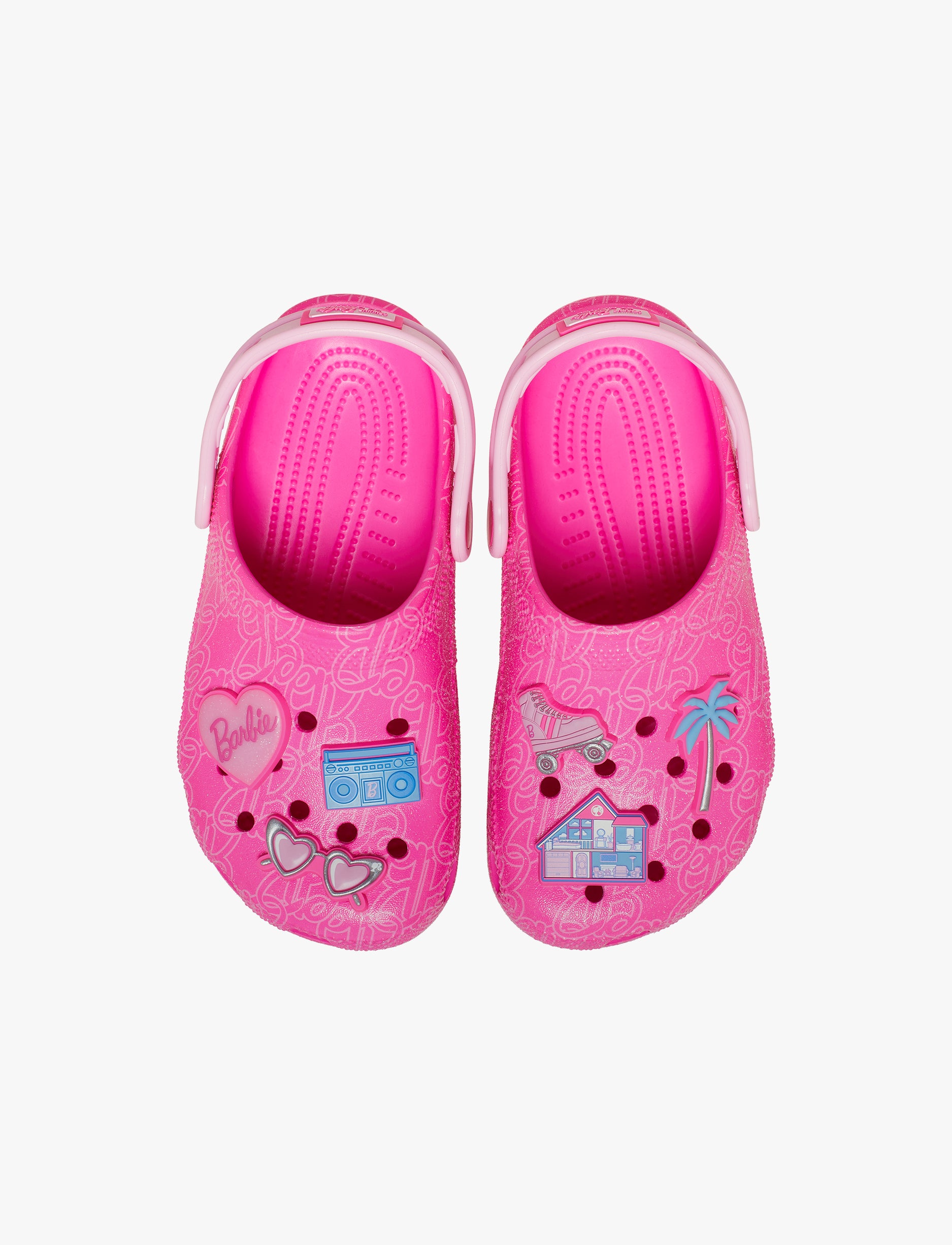 Crocs Barbie Classic Clog K - כפכפי קרוקס קלוג ברבי לבנות בצבע ורוד