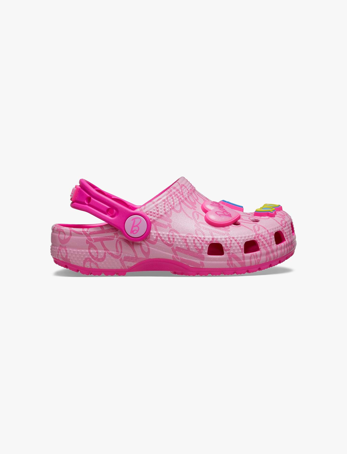 Crocs Barbie Classic Clog T - כפכפי קרוקס קלוג ברבי לבנות בצבע ורוד מידות קטנות