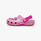 Crocs Barbie Classic Clog T - כפכפי קרוקס קלוג ברבי לבנות בצבע ורוד מידות קטנות