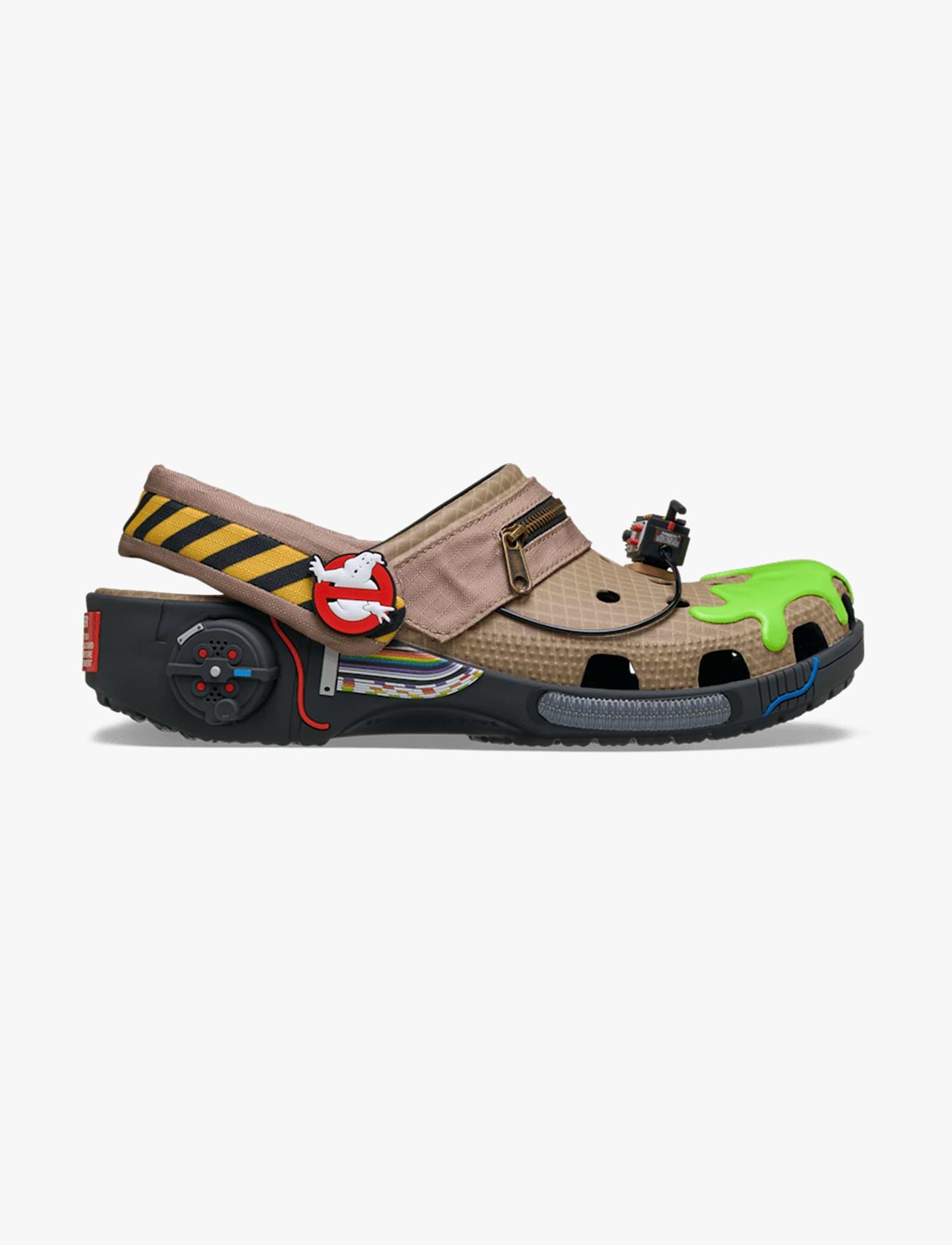 Crocs Ghostbusters Classic Clog - כפכפי קלוג קרוקס גוסט באסטר בצבע חום/שחור