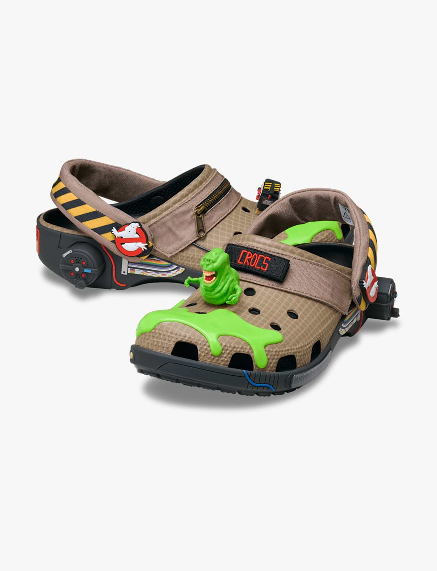 Crocs Ghostbusters Classic Clog - כפכפי קלוג קרוקס גוסט באסטר בצבע חום/שחור