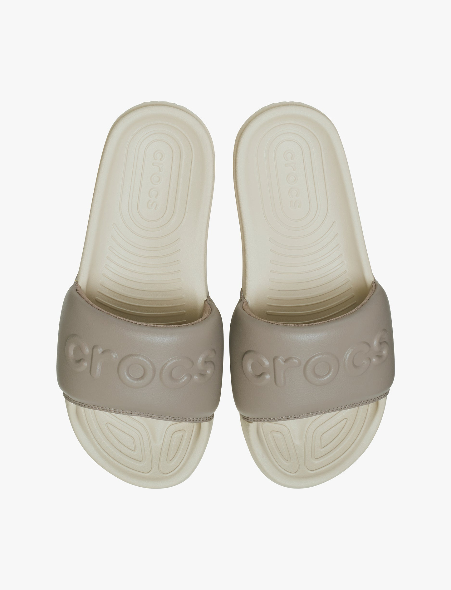 Crocs All Day Slide - כפכפי סלייד קרוקס לנשים בצבע בון/טאופ