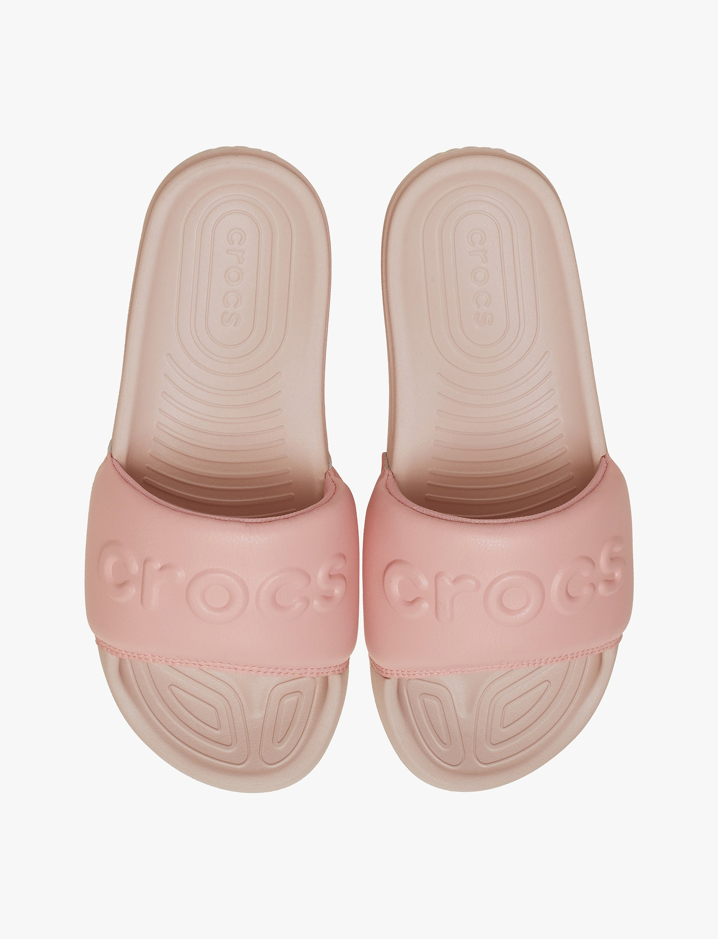 Crocs All Day Slide - כפכפי סלייד קרוקס לנשים בצבע ורוד אבקתי