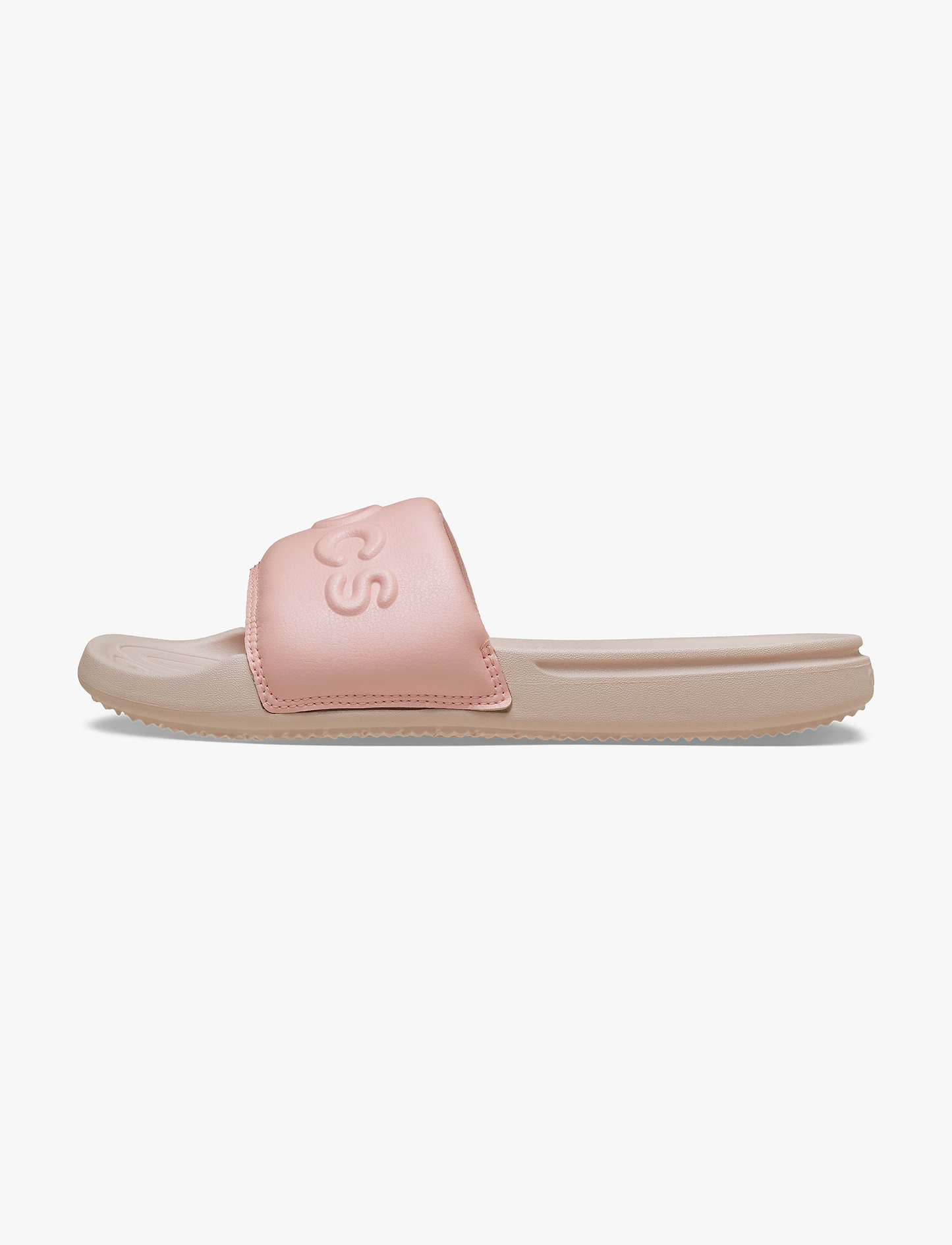 Crocs All Day Slide - כפכפי סלייד קרוקס לנשים בצבע ורוד אבקתי
