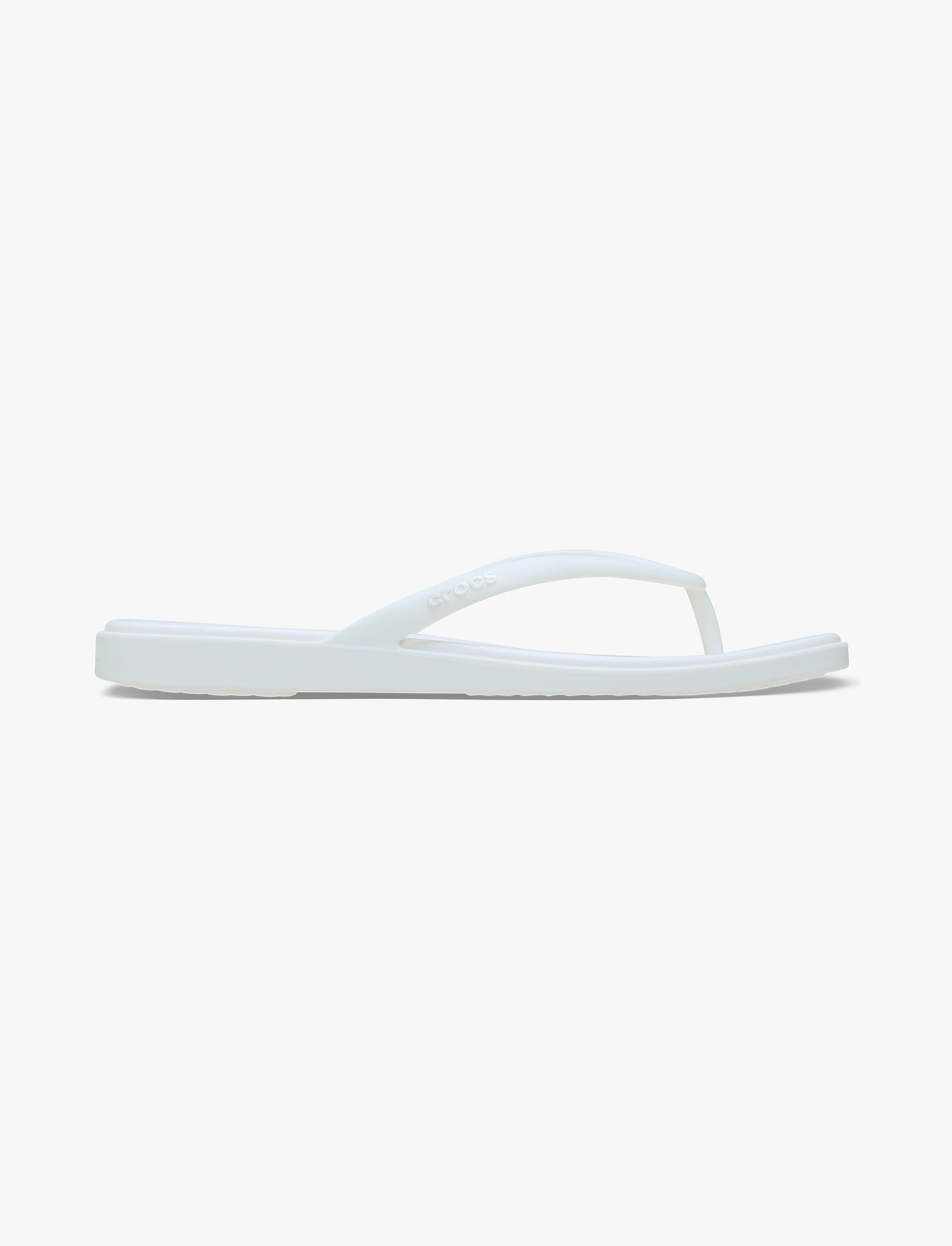Crocs Miami Flip -  כפכפי אצבע קרוקס מיאמי לנשים בצבע לבן גיר