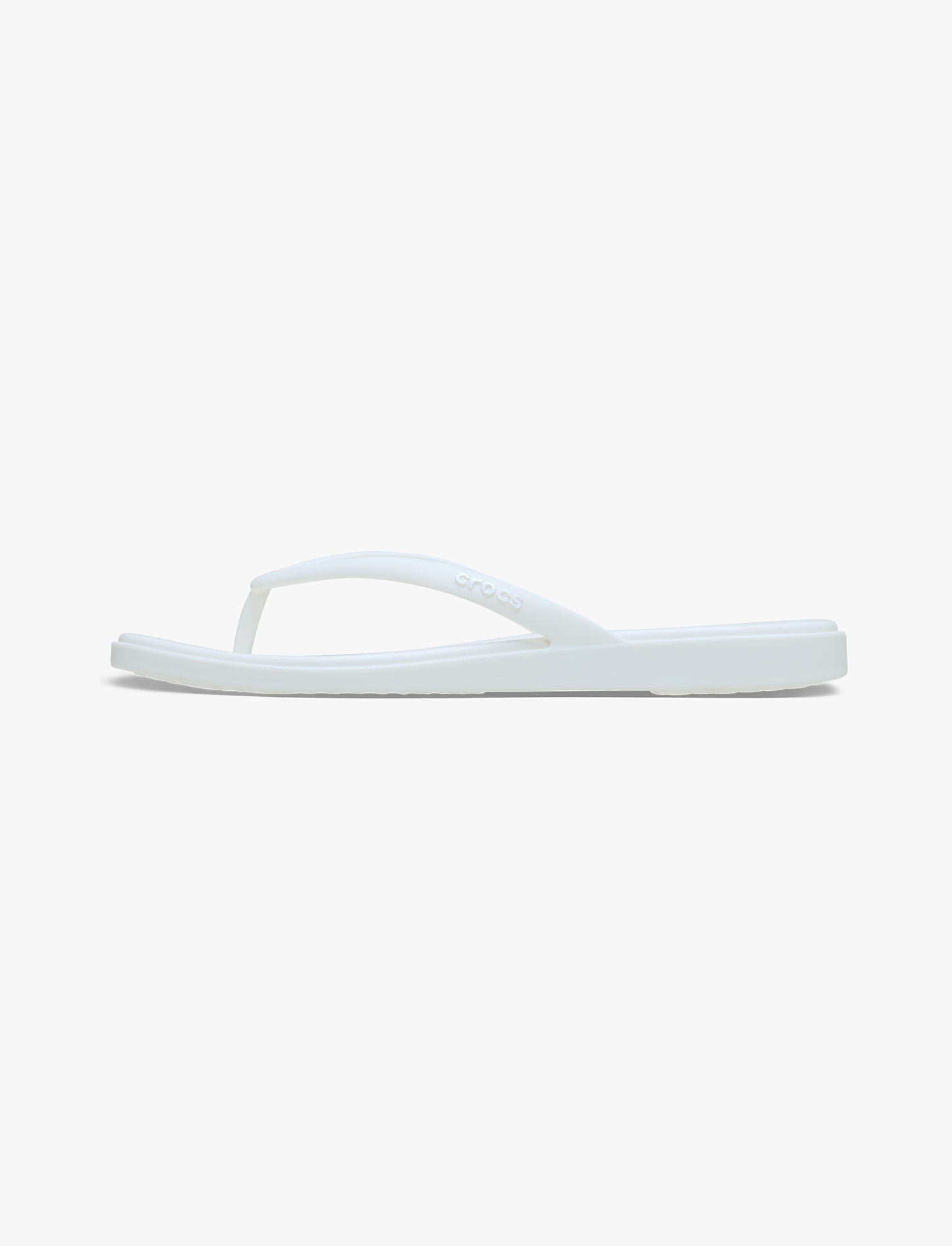 Crocs Miami Flip -  כפכפי אצבע קרוקס מיאמי לנשים בצבע לבן גיר