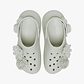 Crocs Crush Bouquet - כפכפי פלטפורמה קרוקס לנשים בצבע אפור