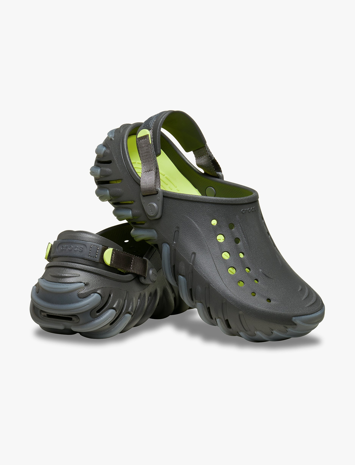 Crocs Echo Icy RO Clog - כפכפי קרוקס אקו קלוג בצבע שחור חול