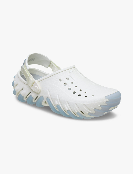 Crocs Echo Icy RO Clog - כפכפי קרוקס אקו קלוג בצבע לבן גיר
