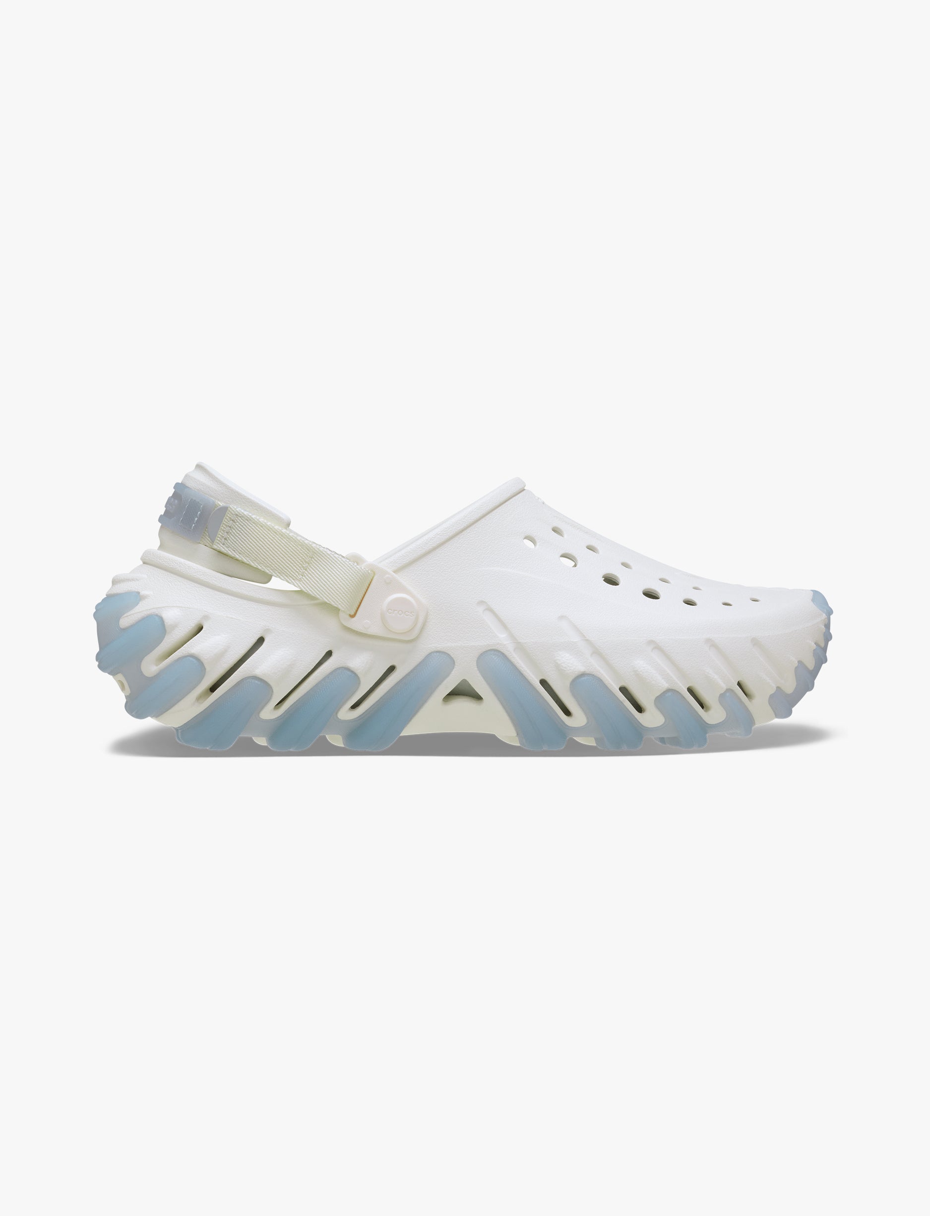 Crocs Echo Icy RO Clog - כפכפי קרוקס אקו קלוג בצבע לבן גיר
