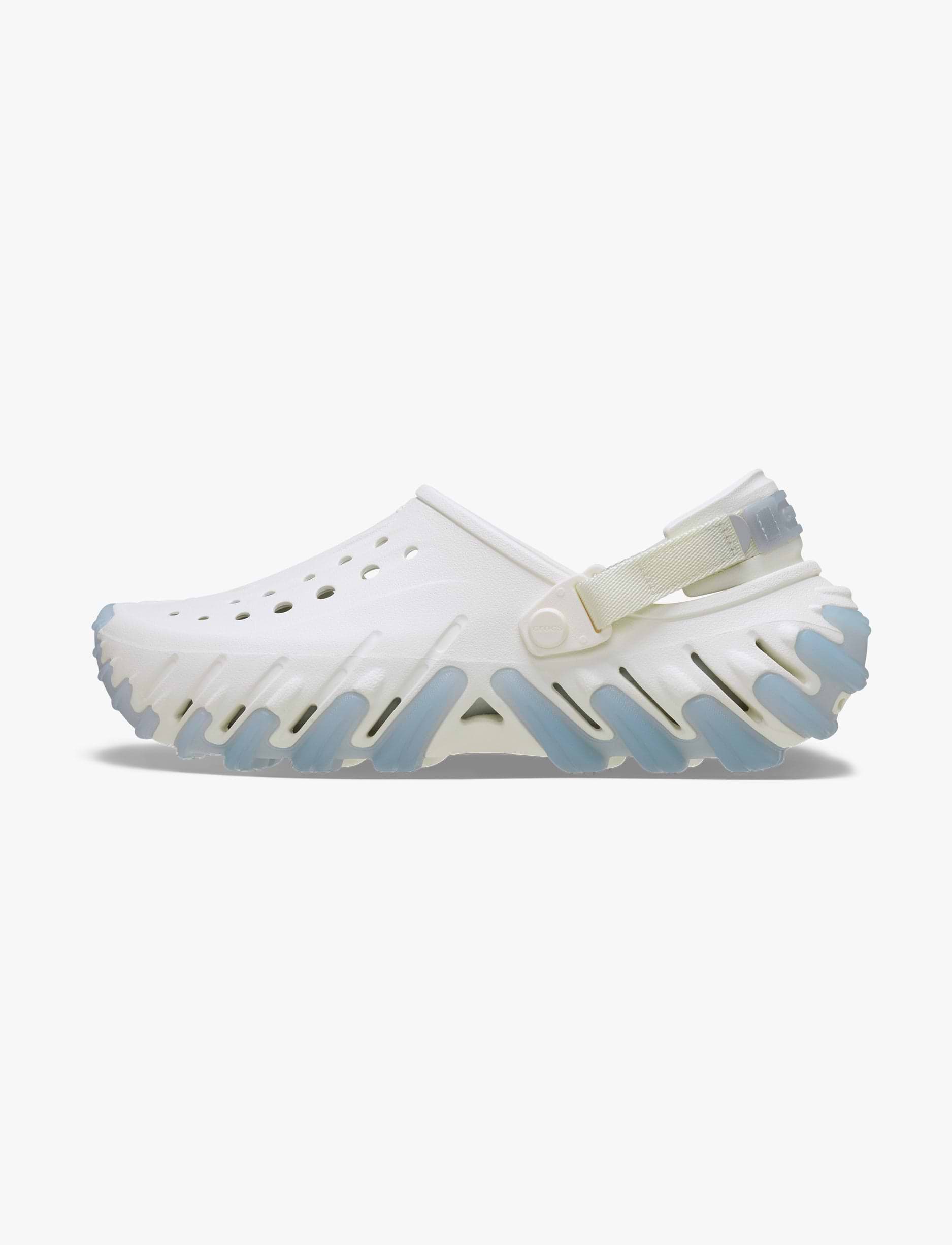 Crocs Echo Icy RO Clog - כפכפי קרוקס אקו קלוג בצבע לבן גיר
