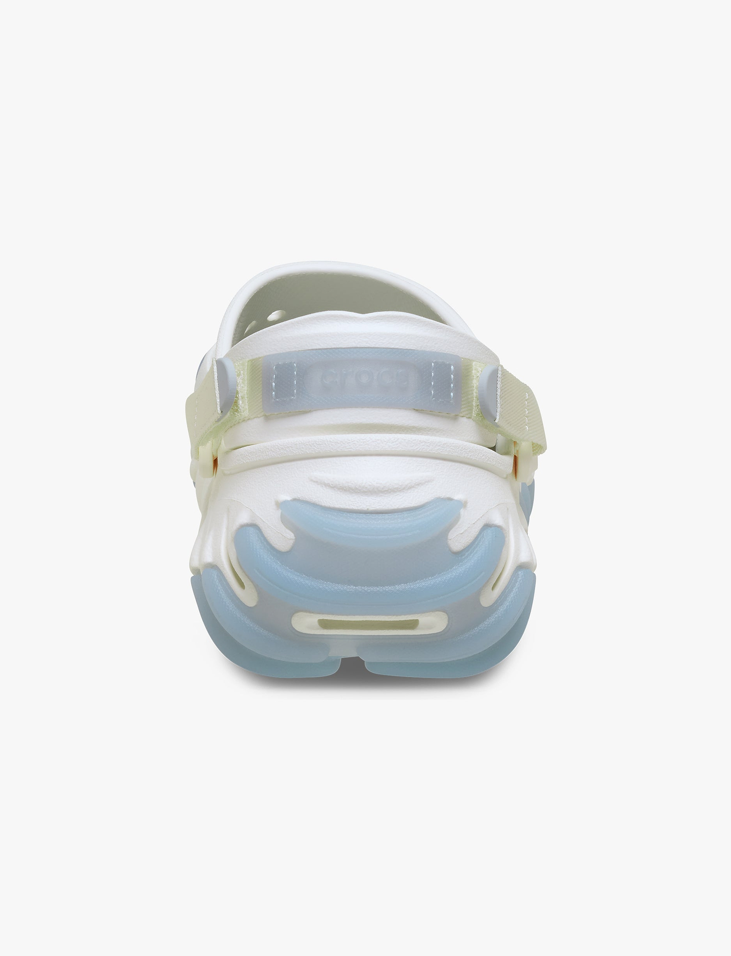 Crocs Echo Icy RO Clog - כפכפי קרוקס אקו קלוג בצבע לבן גיר
