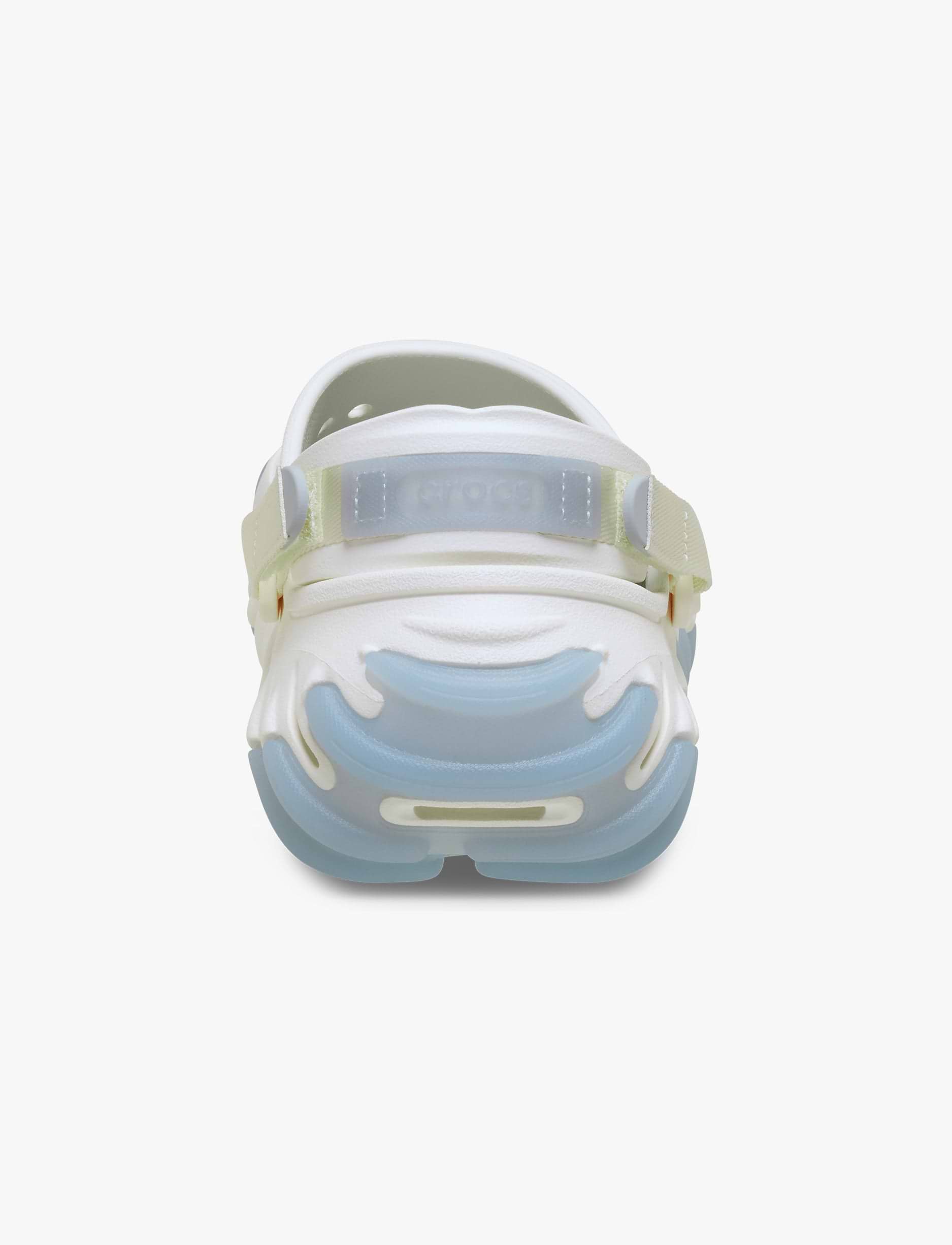 Crocs Echo Icy RO Clog - כפכפי קרוקס אקו קלוג בצבע לבן גיר