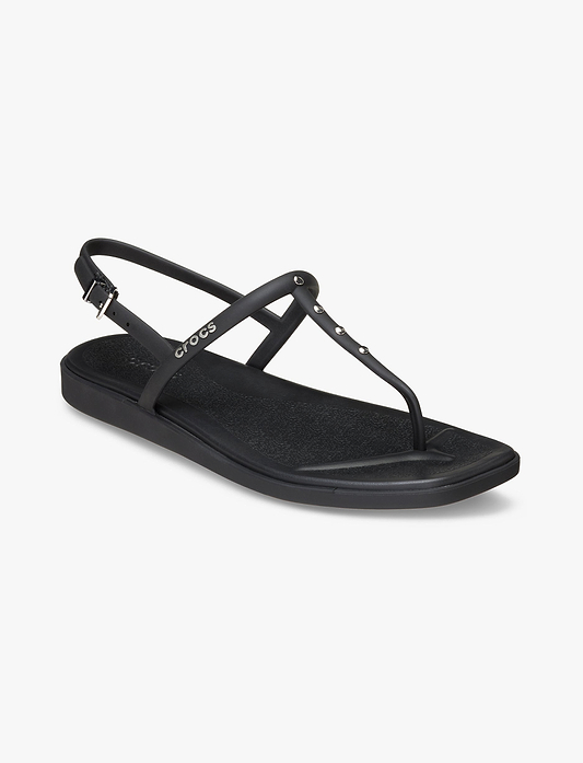 Crocs Miami Studded Thong Flip - סנדלי קרוקס מיאמי לנשים בצבע שחור