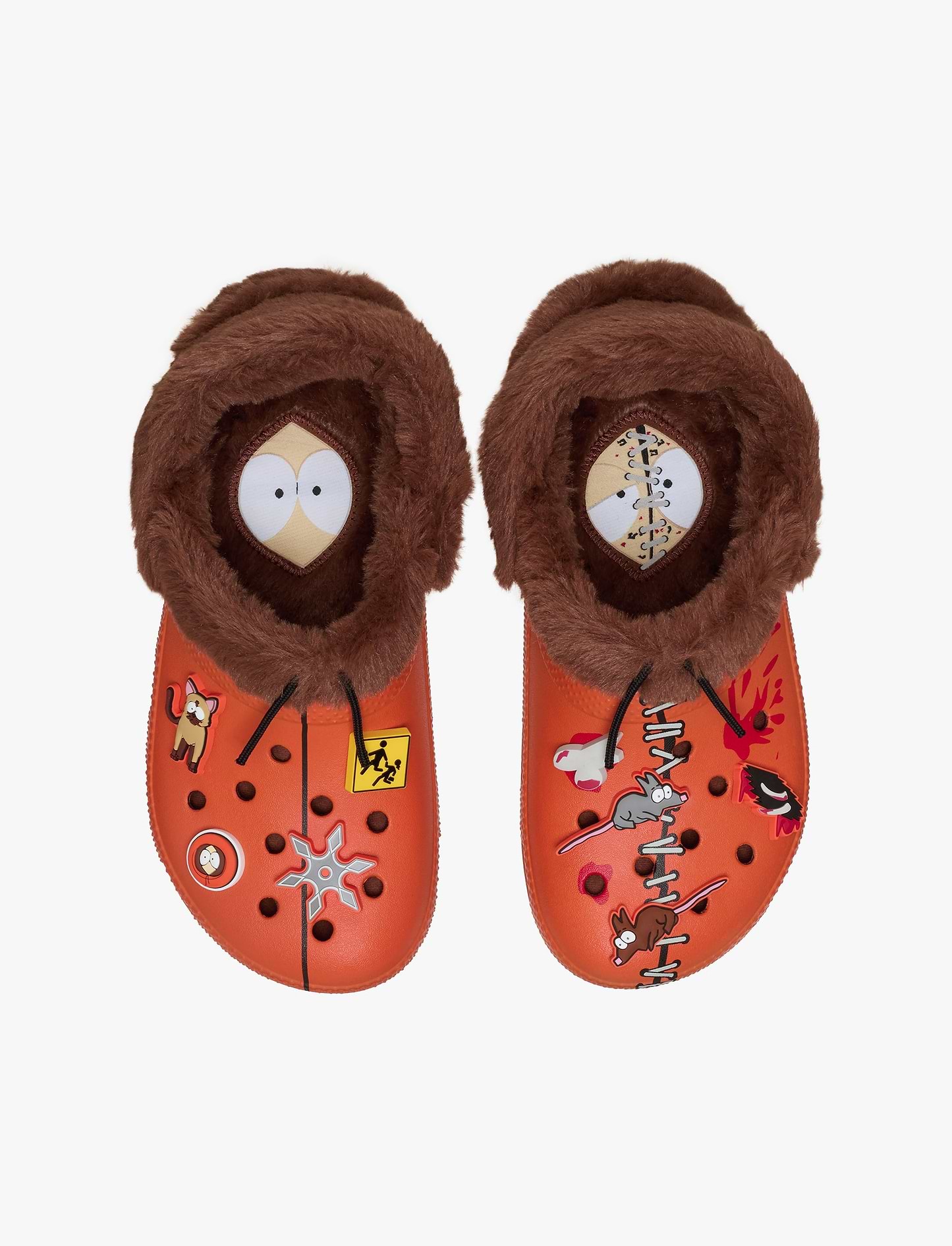 Crocs South Park Kenny Classic Lined Clog - כפכפי קרוקס סאות' פארק קני פרוותיים בצבע כתום