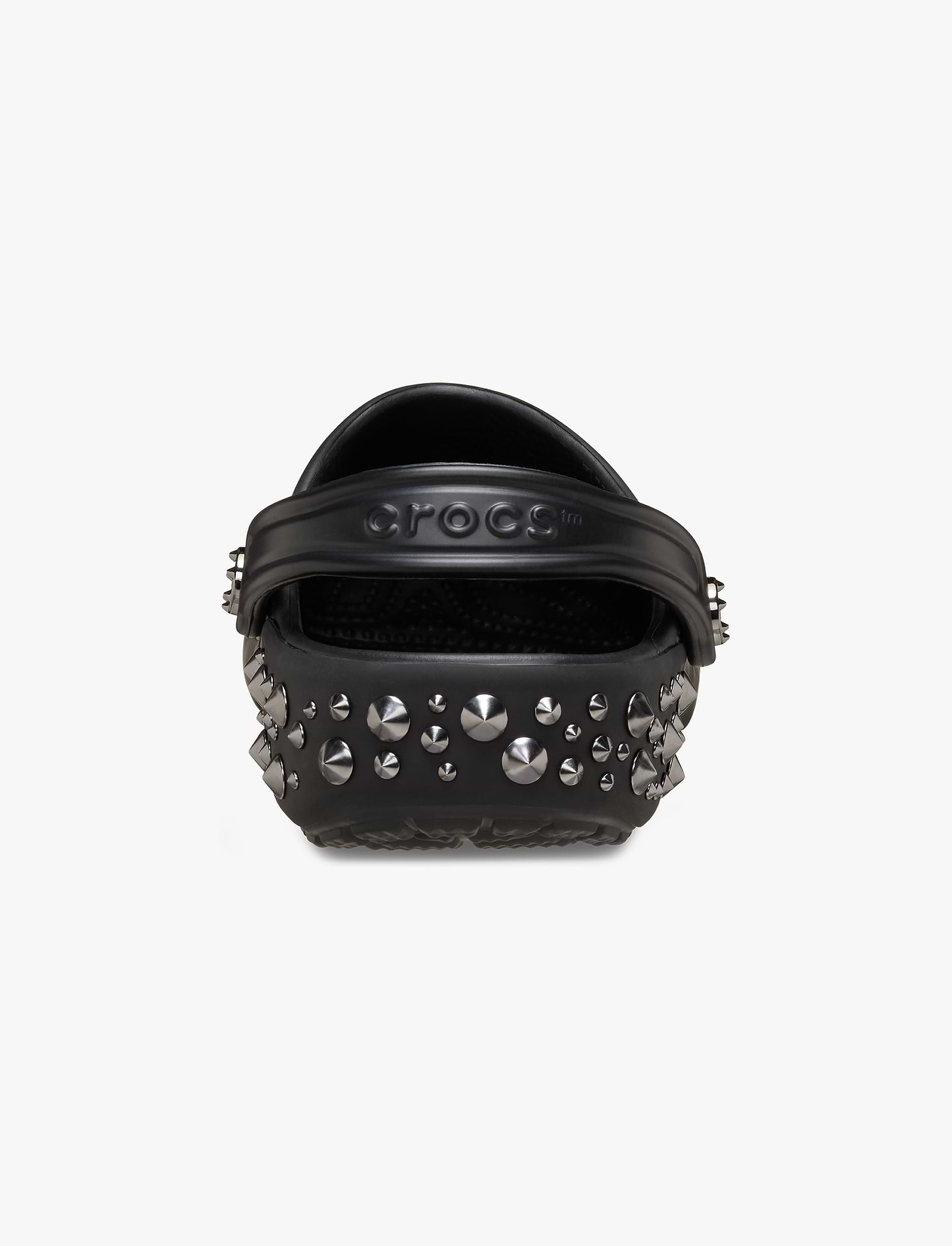 Crocs Classic Studded Clog - כפכפי קרוקס קלוג בעיטור ניטים בצבע שחור