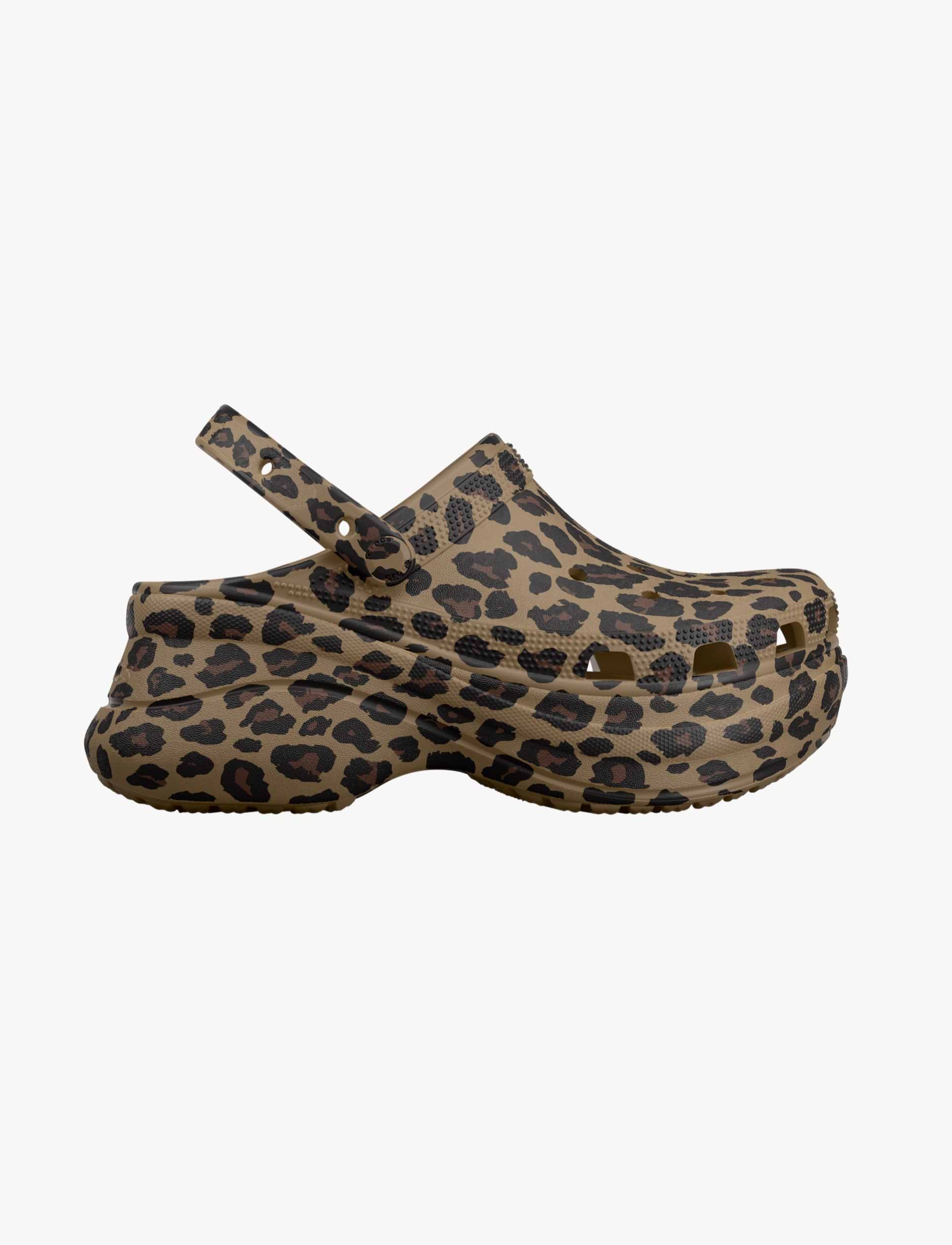 Crocs Bae Animal Clog - כפכפי קלוג קרוקס ביי פלטפורמה לנשים בהדפס מנומר