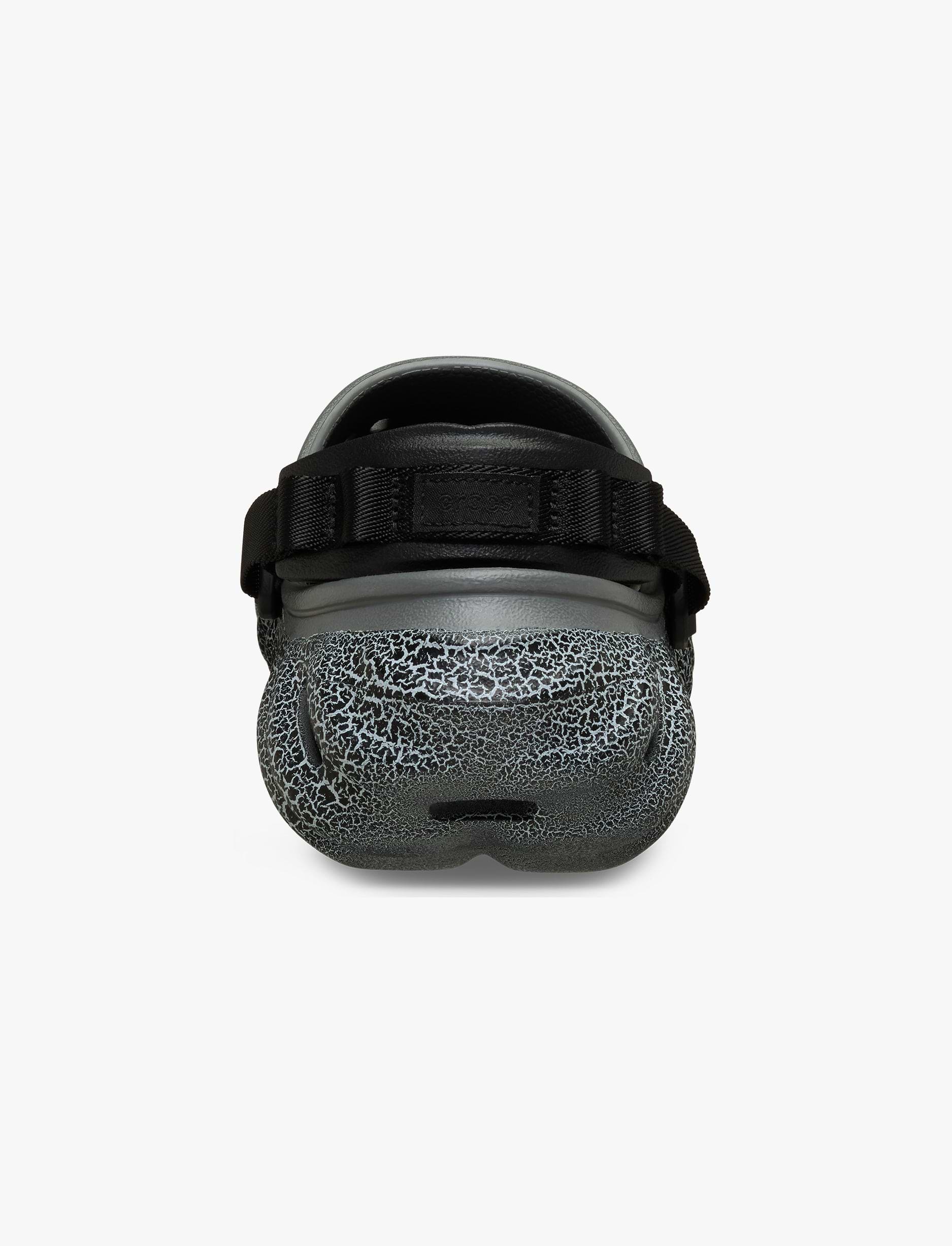 Crocs Echo Crackle Clog - כפכפי קרוקס אקו קראקל לגברים בצבע אפור סלאט