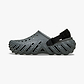 Crocs Echo Crackle Clog -  כפכפי קרוקס אקו קראקל לגברים בצבע אפור סלאט