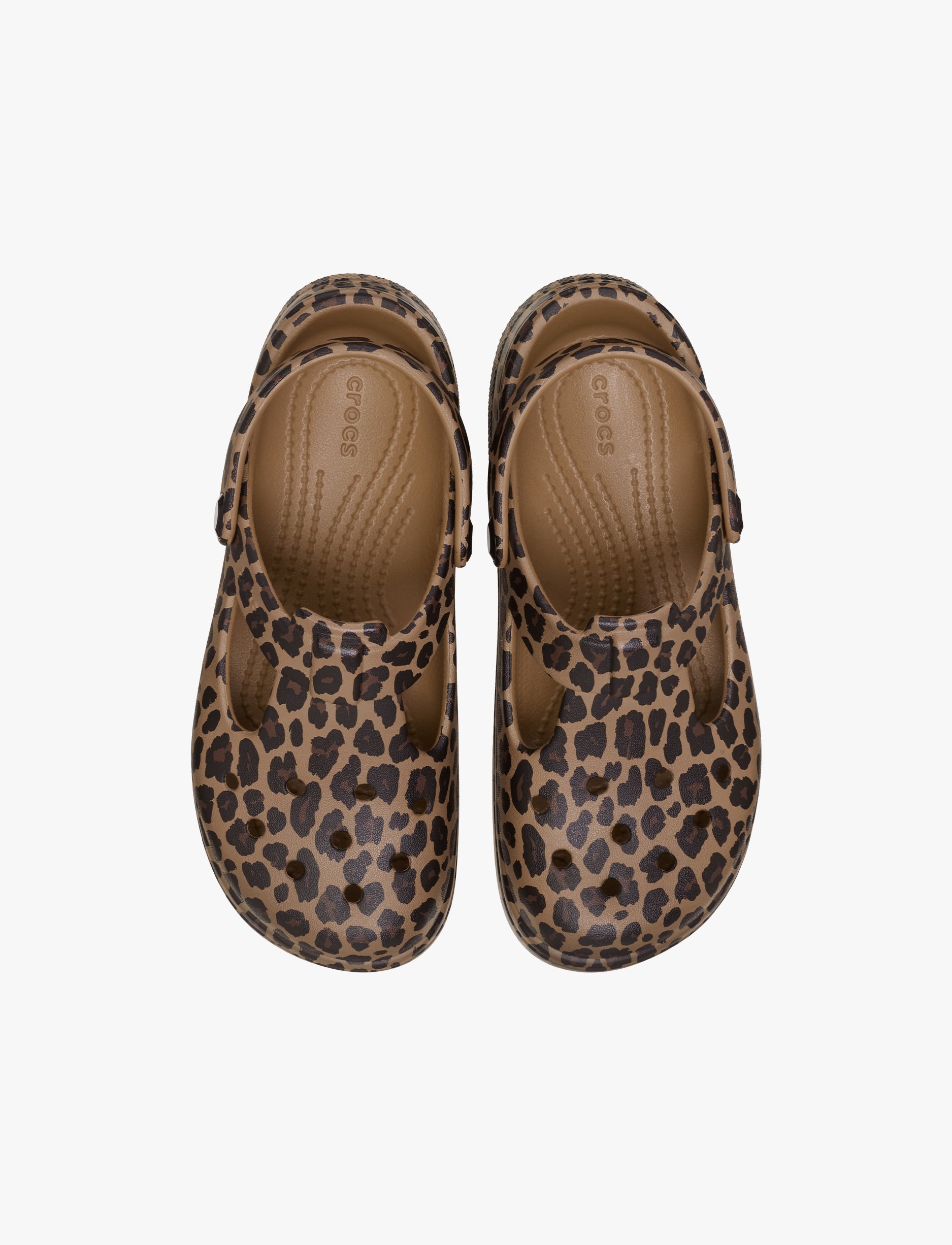 Crocs Classic Mary Jane Animal Clog Kids - כפכפי קרוקס קלוג מרי ג'ין לבנות בהדפס מנומר