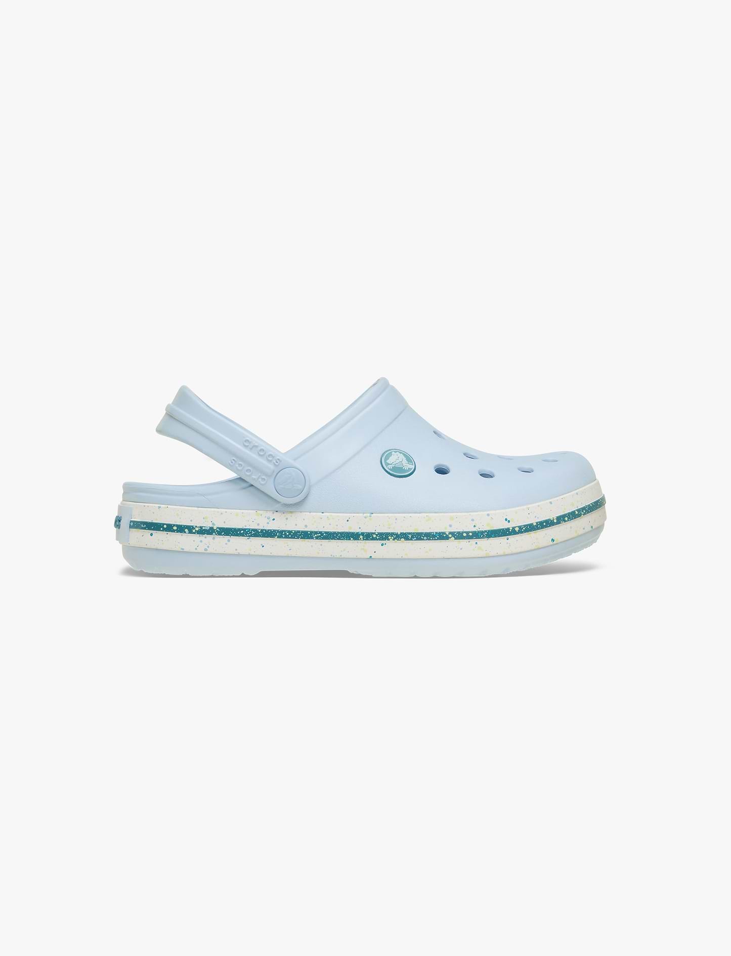Crocs Crocband Speckled Band Clog - כפכפי קרוקבנד קלוג לילדים בצבע כחול פרוסט