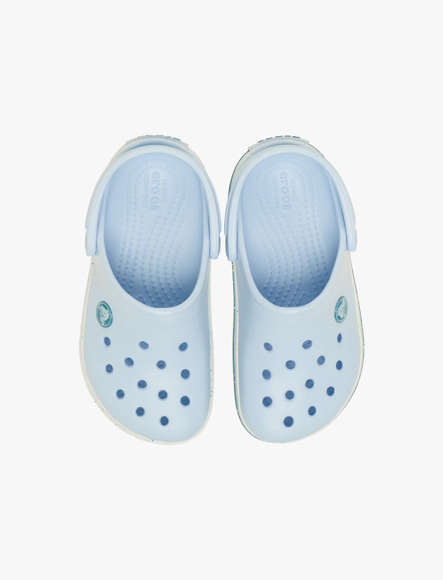 Crocs Crocband Speckled Band Clog - כפכפי קרוקבנד קלוג לילדים בצבע כחול פרוסט