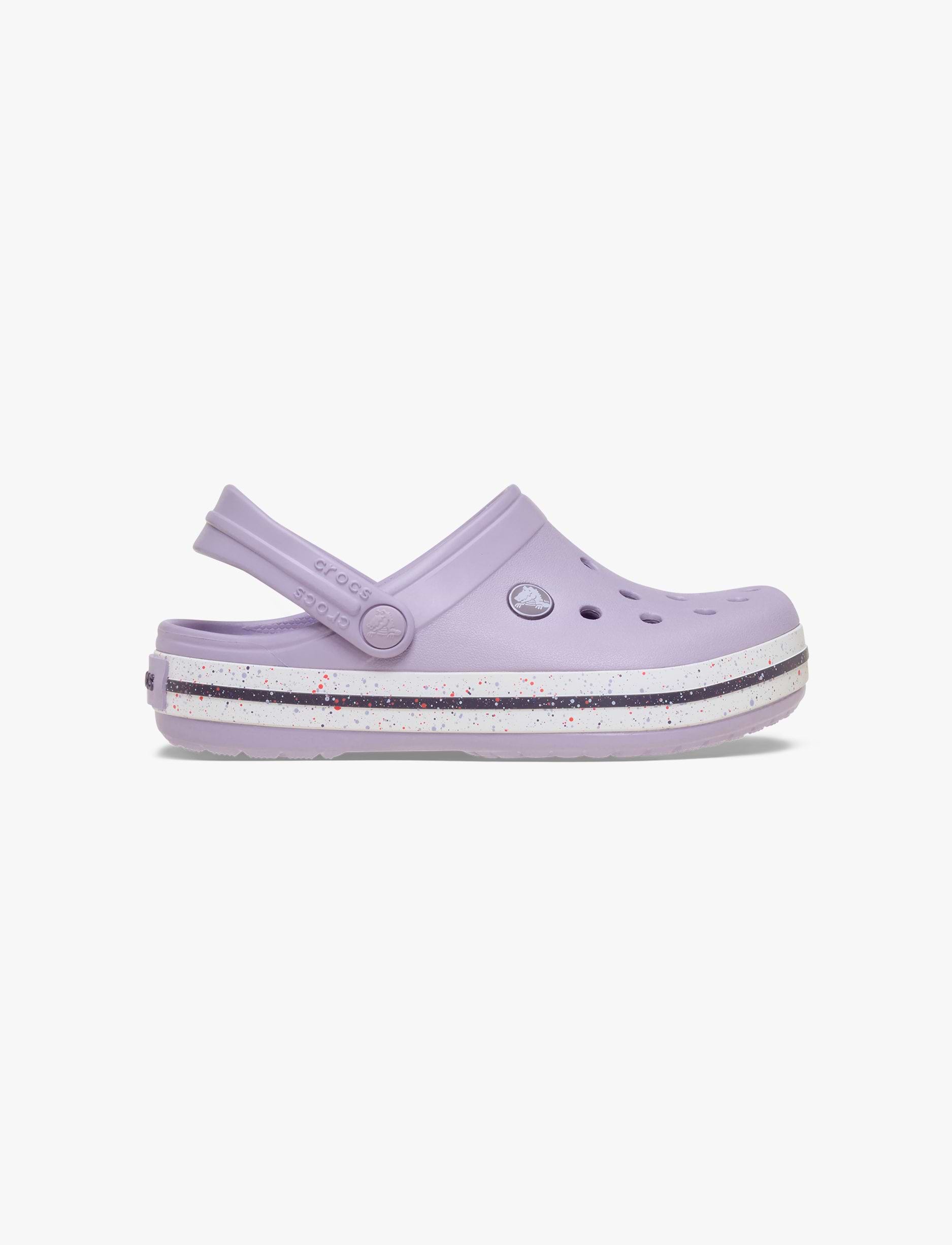 Crocs Crocband Speckled Band Clog - כפכפי קרוקבנד קלוג לילדים בצבע לבנדר