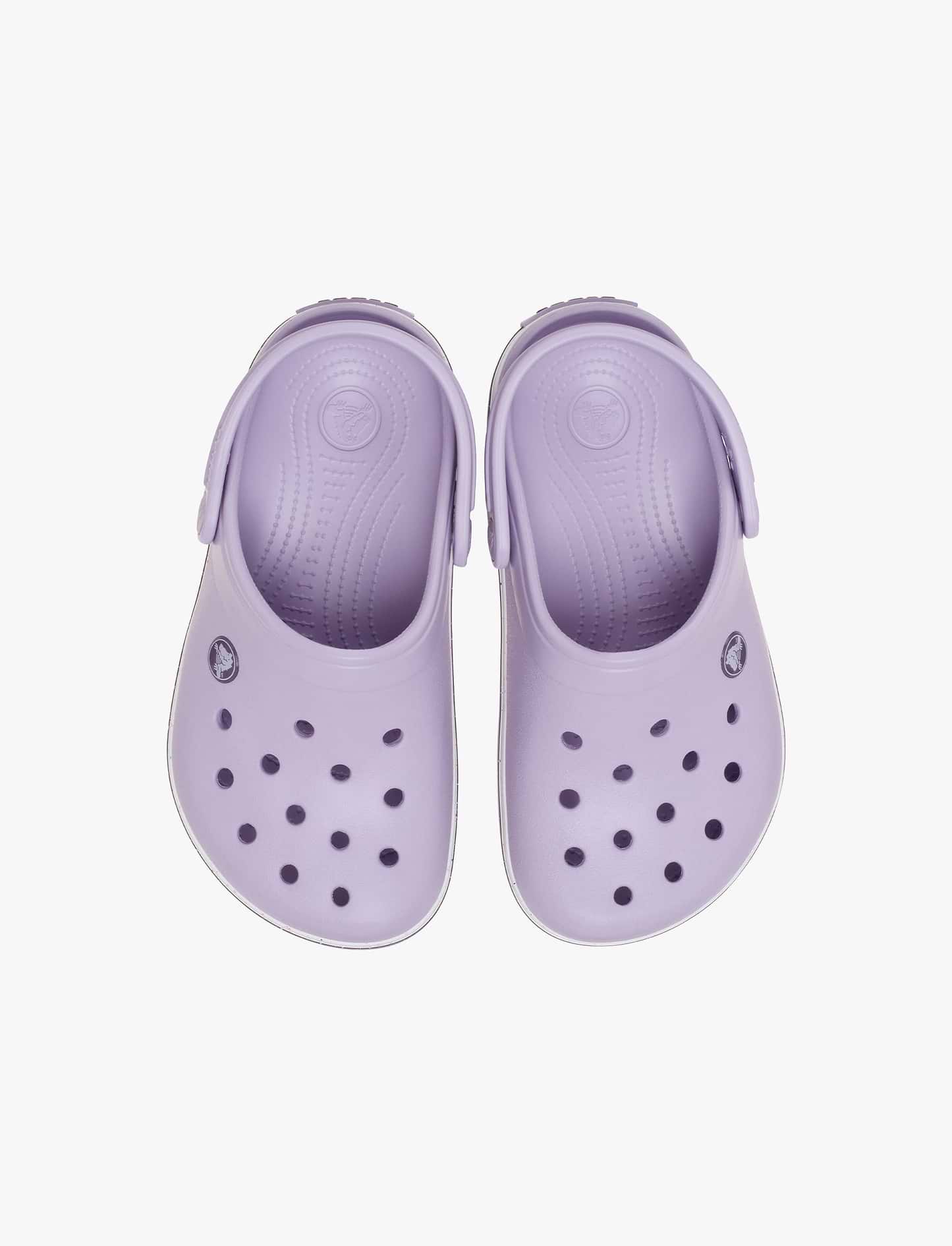 Crocs Crocband Speckled Band Clog - כפכפי קרוקבנד קלוג לילדים בצבע לבנדר