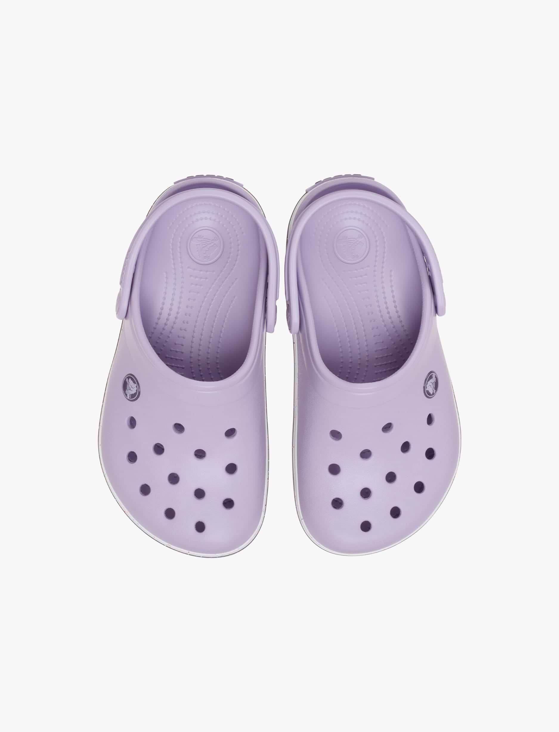 Crocs Crocband Speckled Band Clog - כפכפי קרוקבנד קלוג לילדים בצבע לבנדר