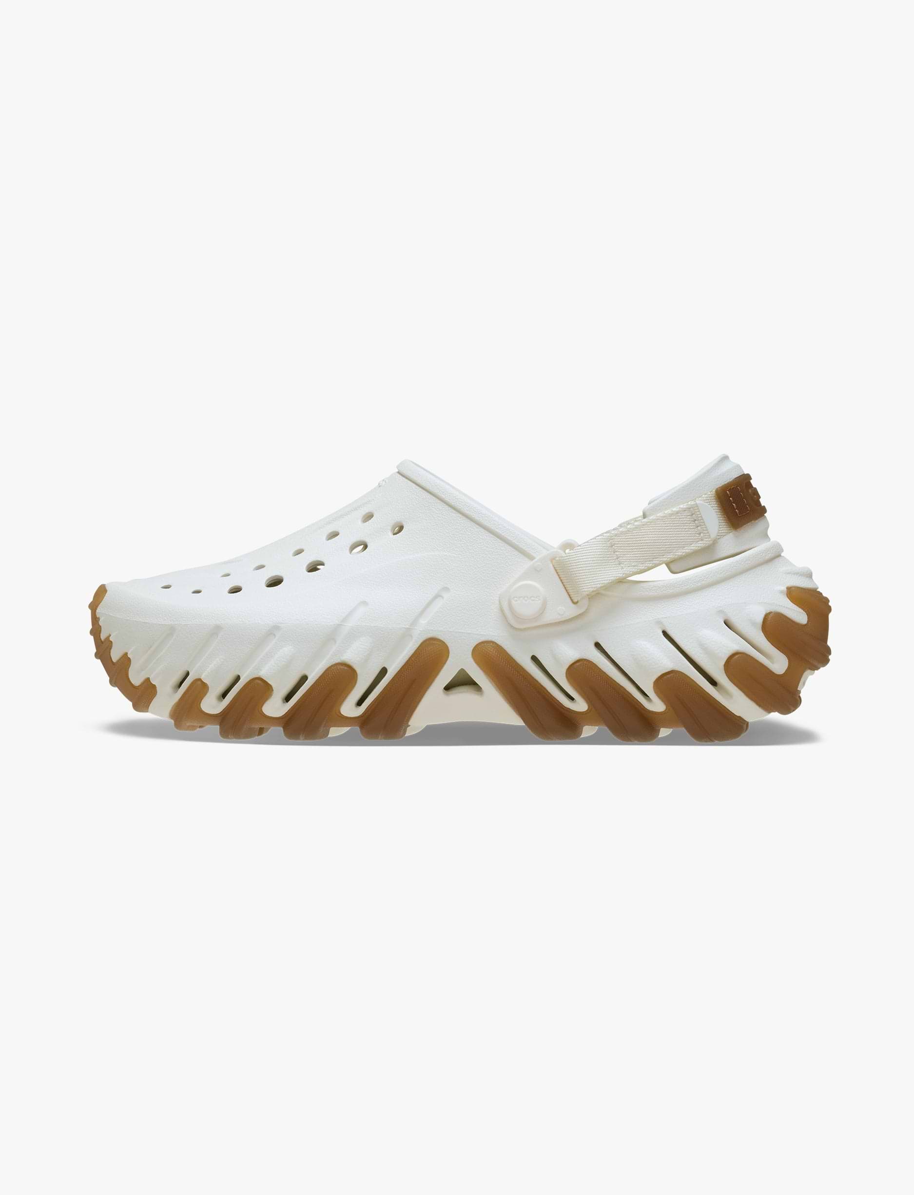 Crocs Echo Gum RO Clog - כפכפי אקו קלוג בצבע לבן גיר