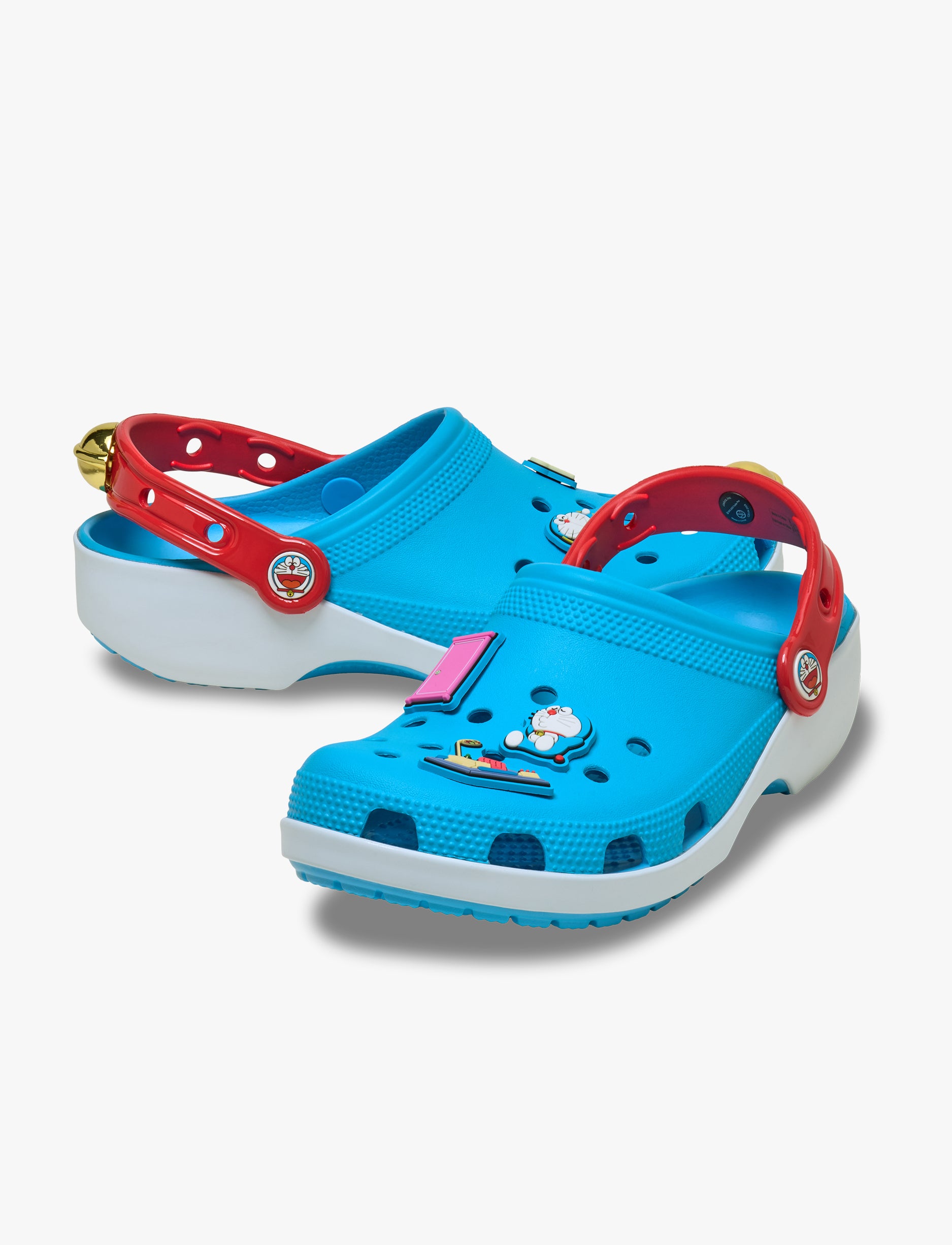 Crocs Doraemon Classic Clog - כפכפי קלוג קרוקס דורימון בצבע תכלת/לבן