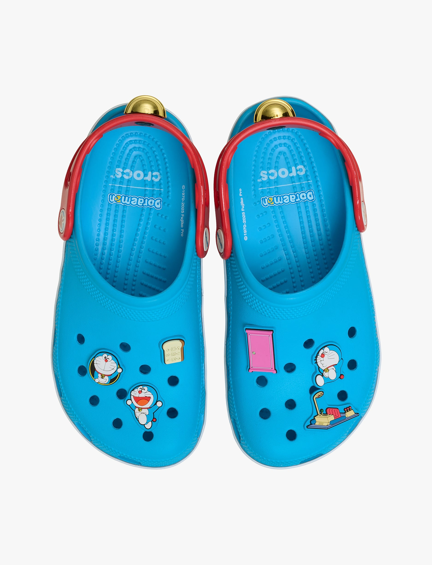 Crocs Doraemon Classic Clog - כפכפי קלוג קרוקס דורימון בצבע תכלת/לבן