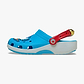Crocs Doraemon Classic Clog - כפכפי קלוג קרוקס דורימון בצבע תכלת/לבן