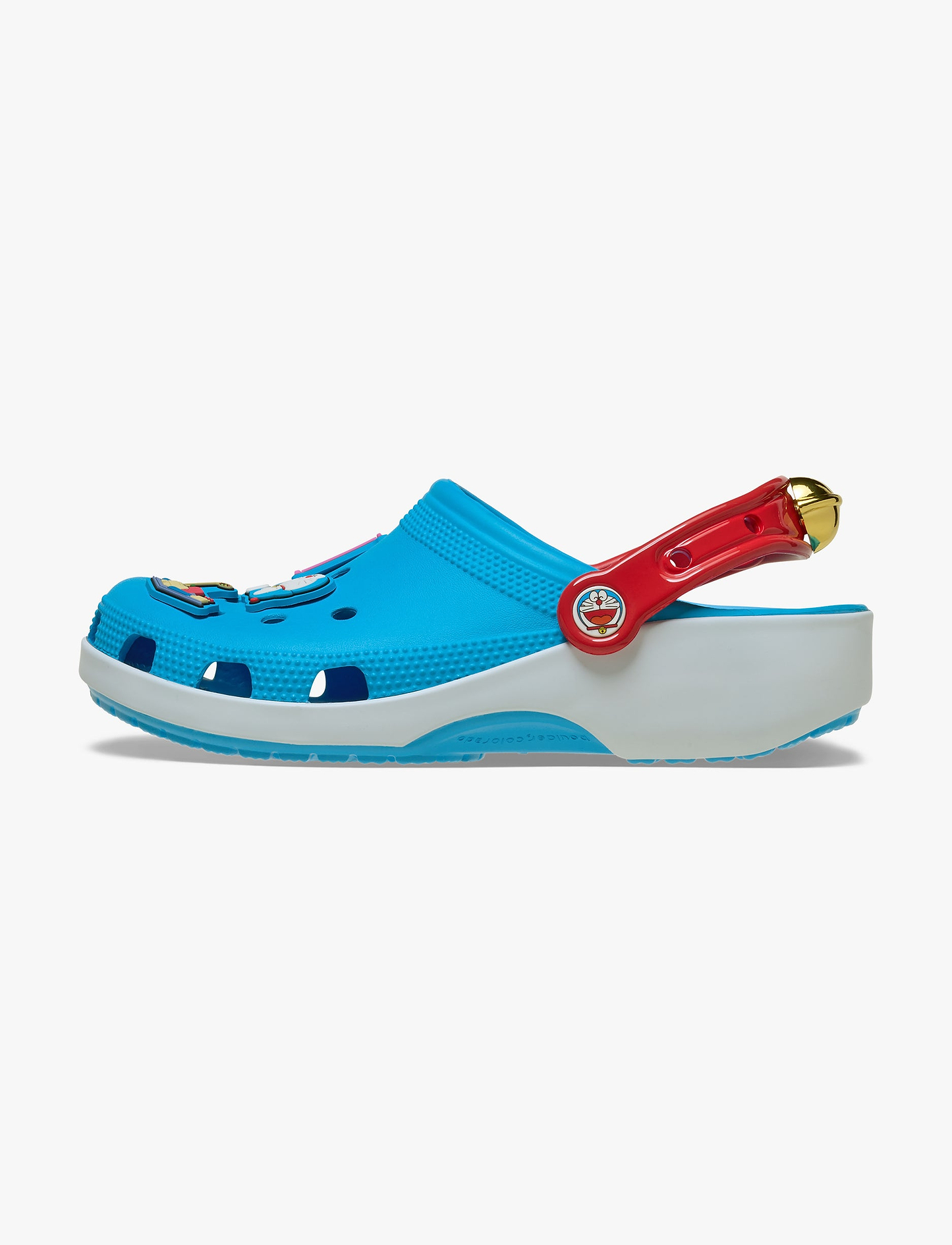 Crocs Doraemon Classic Clog - כפכפי קלוג קרוקס דורימון בצבע תכלת/לבן