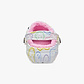 Crocs Smiley Classic Lined Clog - כפכפי קרוקס עם בטנת פרווה לנשים בצבע לבן/ורוד