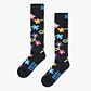 Crocs Stomp Lined Clog X Happy Socks - כפכפי פלטפורמה קלוג סטומפ פרוותיים וגרבי הפי סוקס לנשים