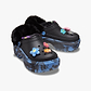 Crocs Stomp Lined Clog X Happy Socks - כפכפי פלטפורמה קלוג סטומפ פרוותיים וגרבי הפי סוקס לנשים