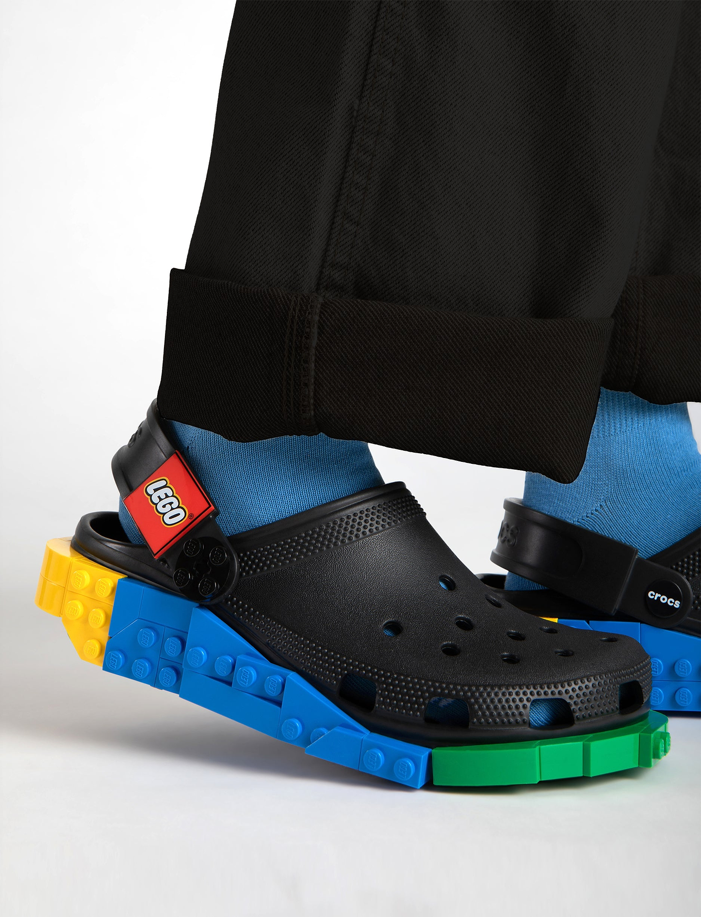 Crocs LEGO 4LW System Clog - כפכפי קלוג קרוקס לגו בצבע שחור
