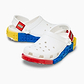 Crocs LEGO 4LW System Clog - כפכפי קלוג קרוקס לגו בצבע לבן