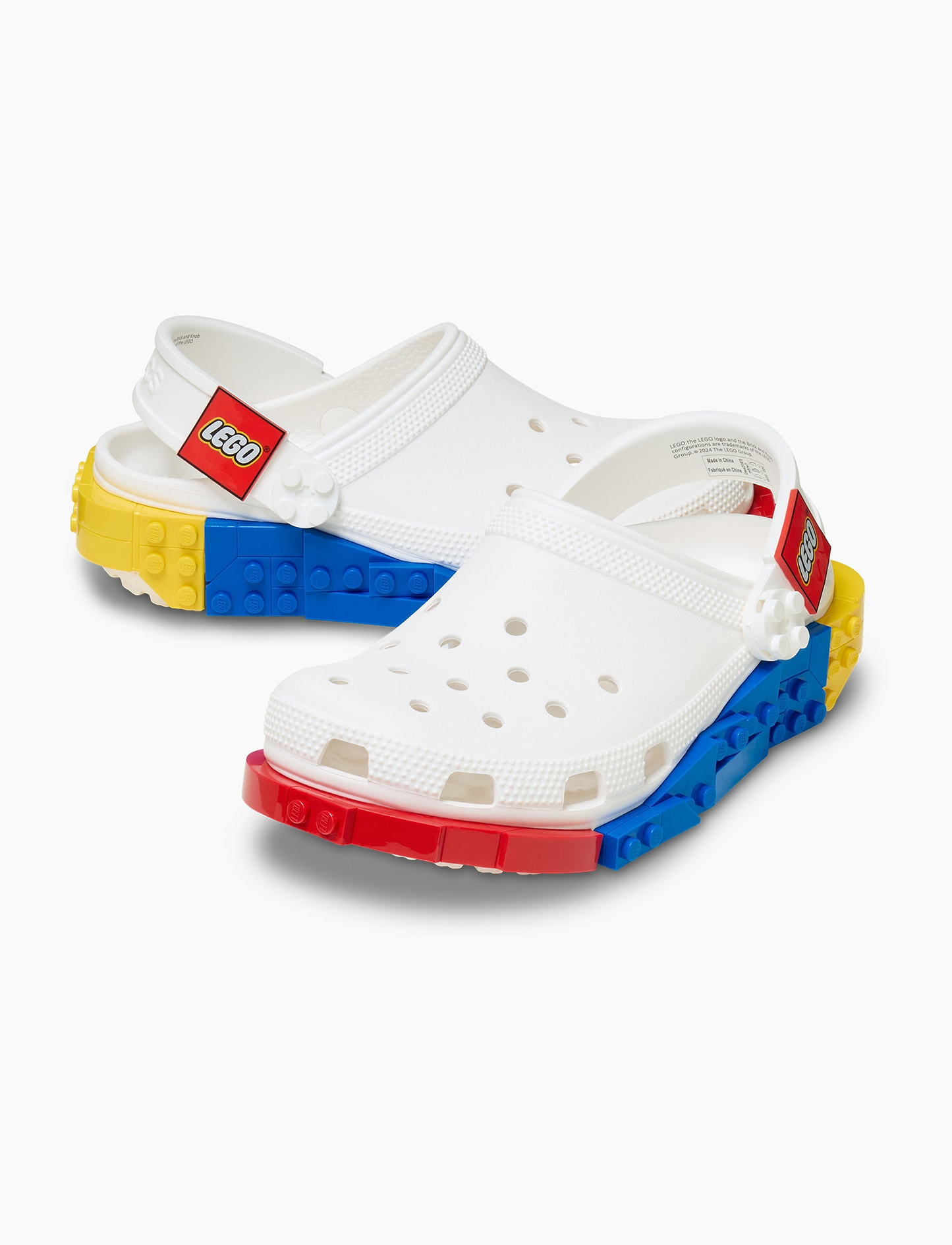 Crocs LEGO 4LW System Clog - כפכפי קלוג קרוקס לגו בצבע לבן