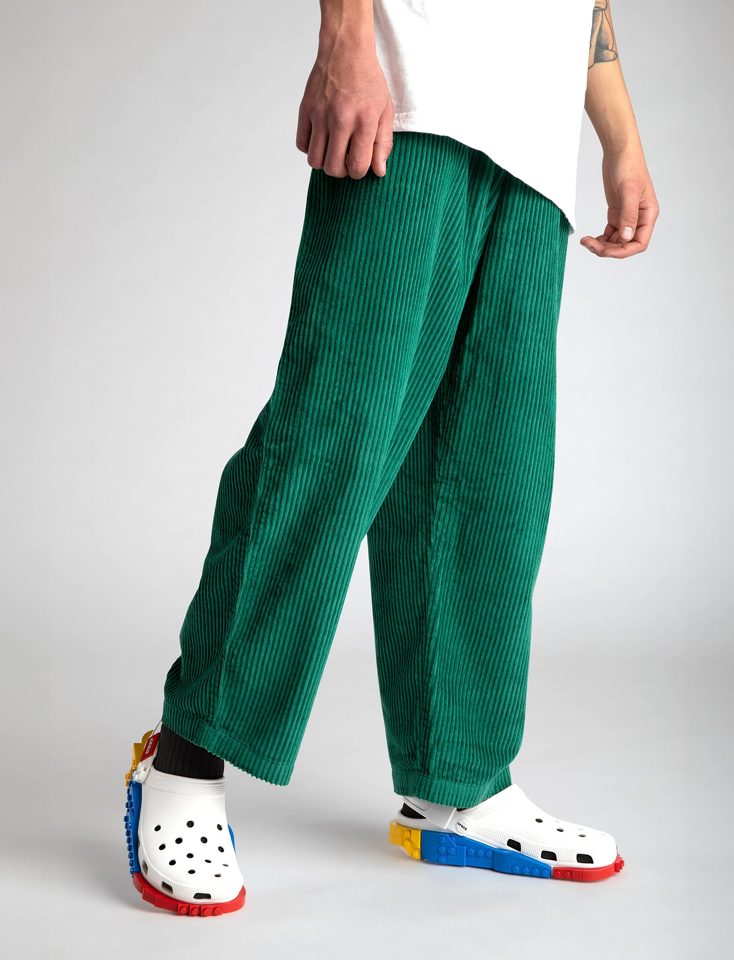Crocs LEGO 4LW System Clog - כפכפי קלוג קרוקס לגו בצבע לבן