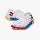 Crocs LEGO 4LW System Clog K - כפכפי קלוג קרוקס לגו לילדים בצבע לבן