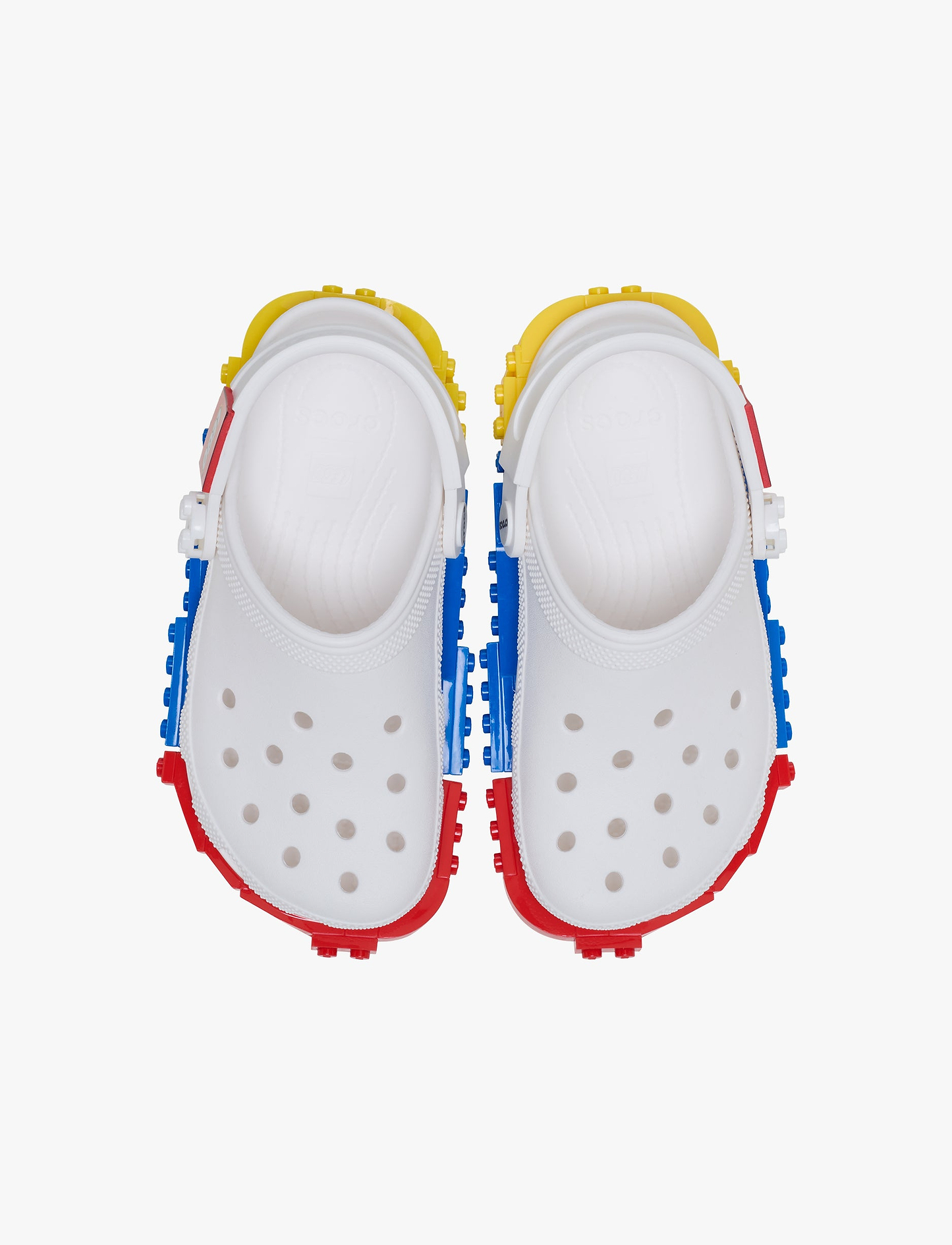 Crocs LEGO 4LW System Clog K - כפכפי קלוג קרוקס לגו לילדים בצבע לבן