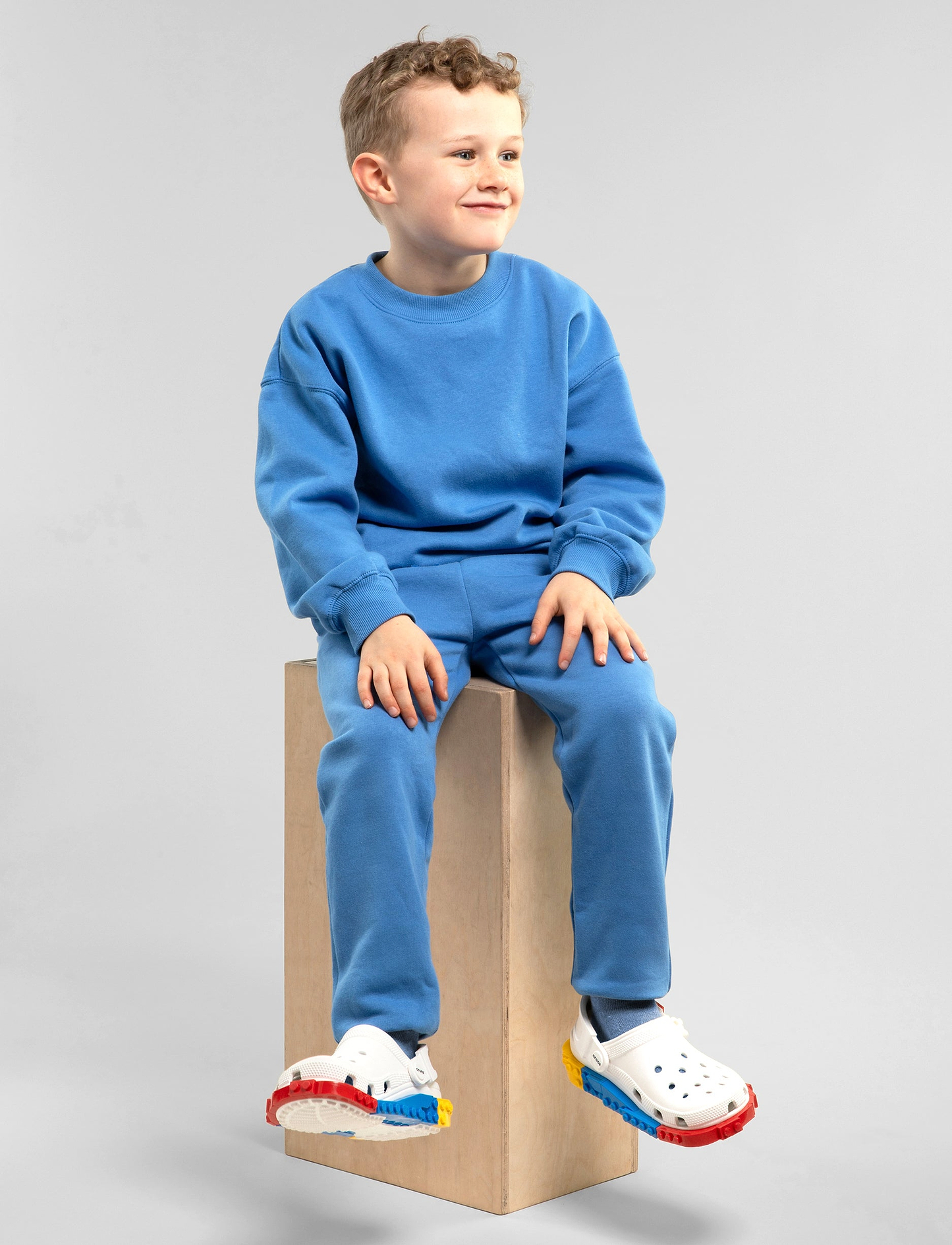Crocs LEGO 4LW System Clog K - כפכפי קלוג קרוקס לגו לילדים בצבע לבן